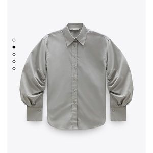 Zara Gathered Shirt